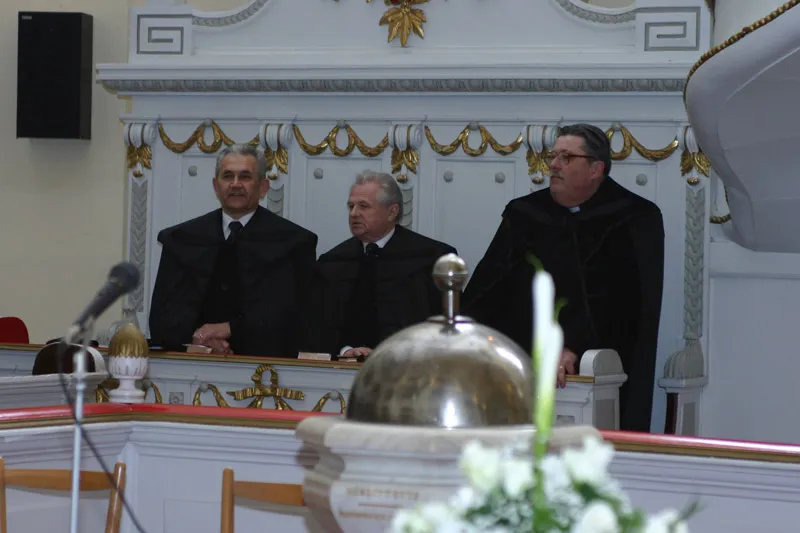Sípos Tas Töhötöm esperes úr beiktatása a gyomai Református Templomban