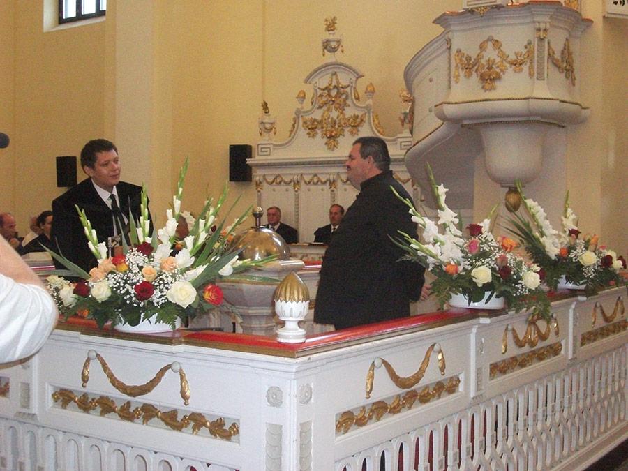 Papp Tibor lelkészbeiktatása és hálaadó istentisztelet a 200 éves templomért