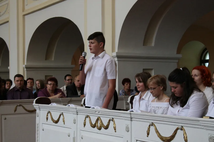 Konfirmáció és konfirmandus találkozó 2014 Pünkösdjén