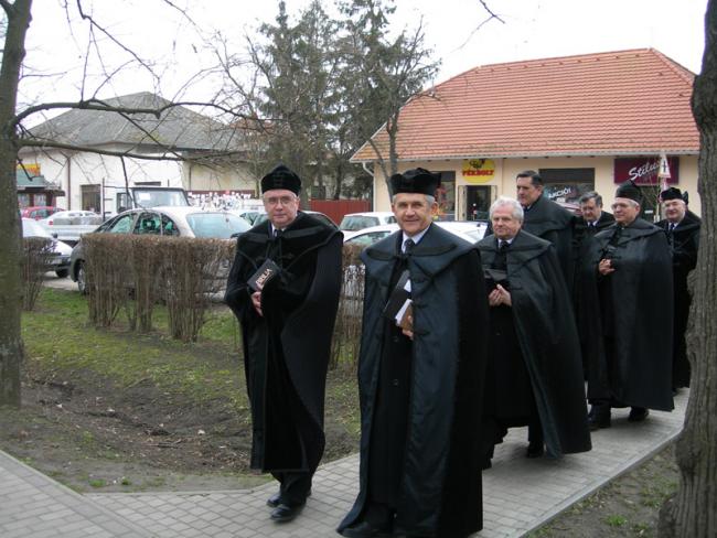 Sípos Tas Töhötöm esperes úr beiktatása a gyomai Református Templomban
