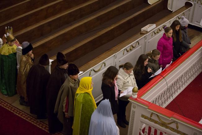 Szentesti ünnepi istentisztelet a teplomban
