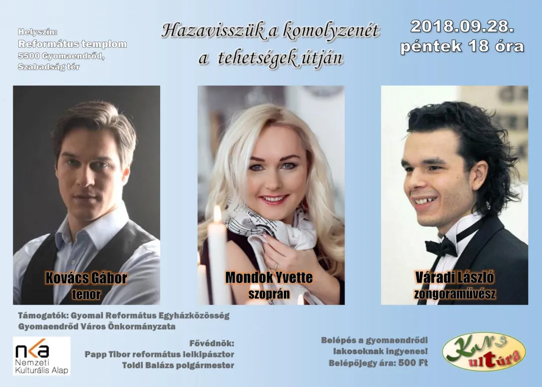 Hazavisszük a komolyzenét a tehetségek útján